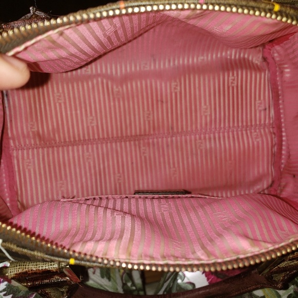 🔥SOLD🔥Fendi Zucca Mini Boston Satchel Bag - Picture 6 of 8